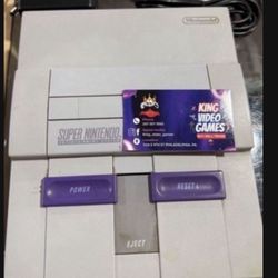Super Nintendo used
