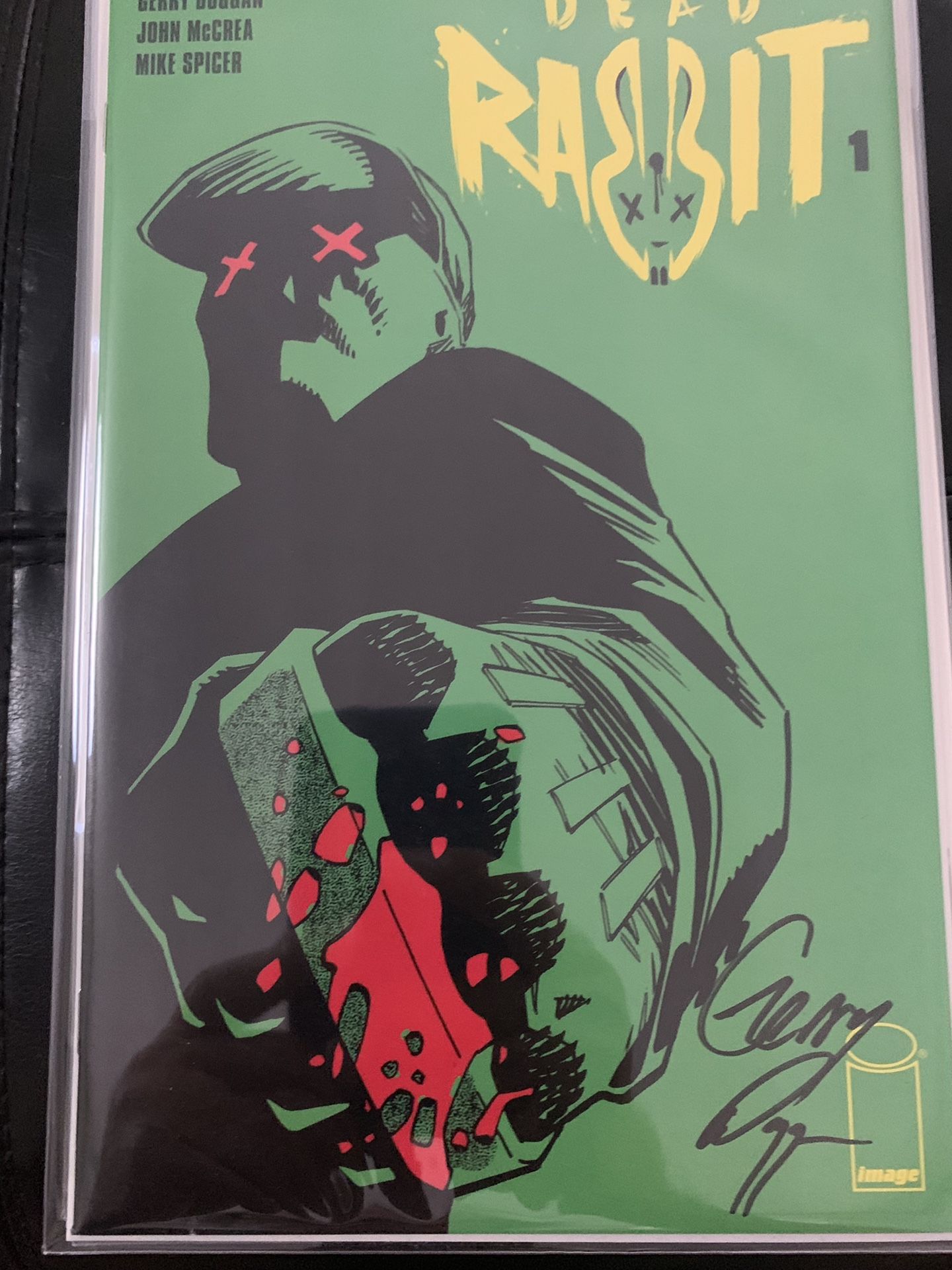 Image comic book lot Dead Rabbit #1&2 with 2signed books