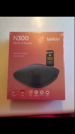 Belkin N300 wi-fi and Router New