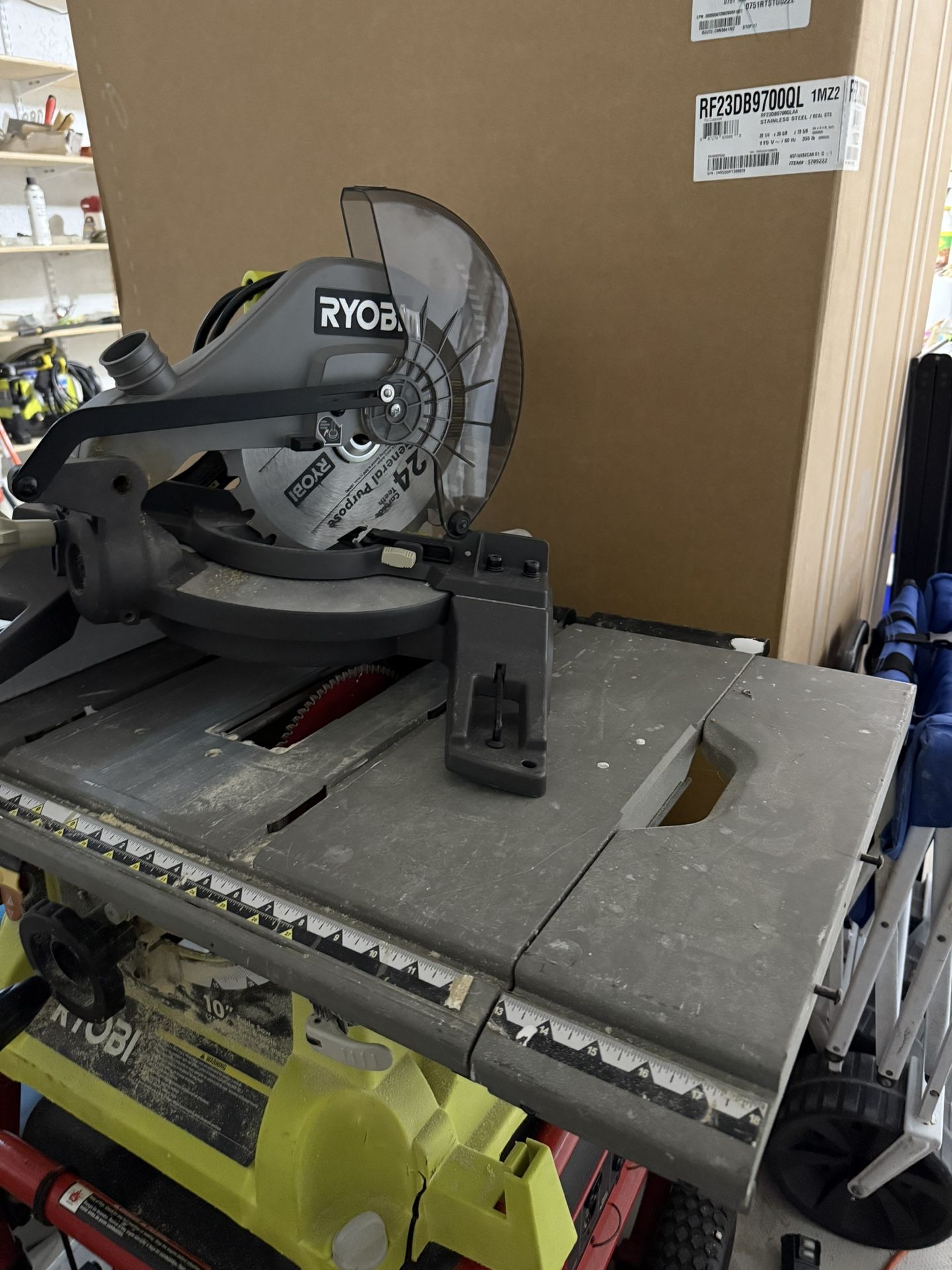 Ryobi Mitre Saw And Table Saw