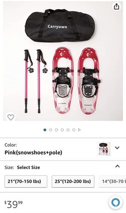 Pink Snowshoes 