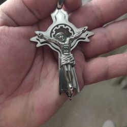 Large Stainless Steel Cross 