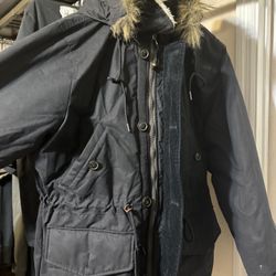 Parka Coat Jacket Hooded Men