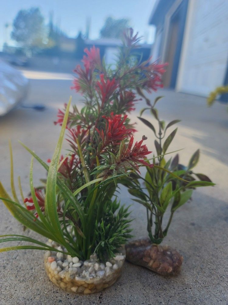Fish Tank Plant Decoration 