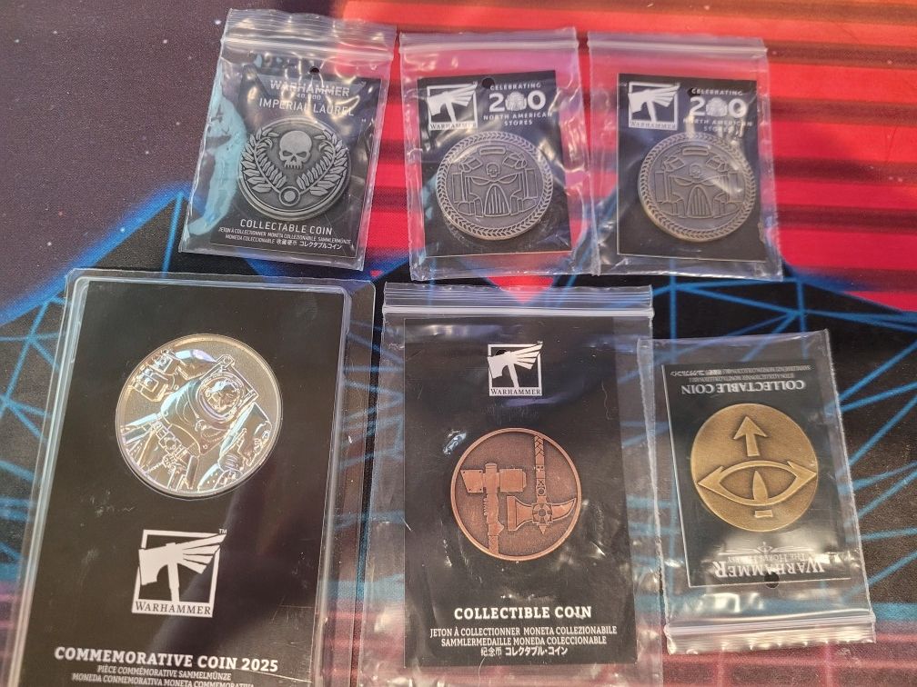 Warhammer Commemorative Coins