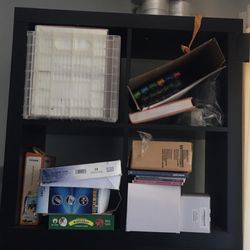 “ikea” Style  Shelves In Black