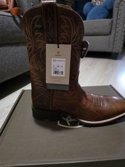 9 sizes de hombre botas cuadradas sport western wide square toe