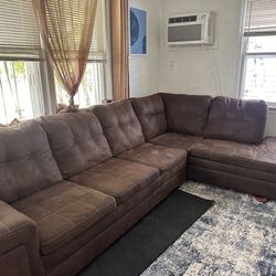 Brown sectional NEED GONE ASAP