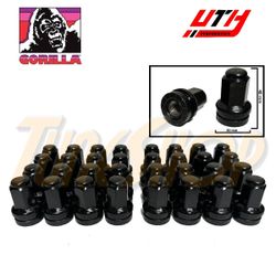 32 GORILLA MAG SEAT FOR FORD SUPER DUTY OE STOCK WHEEL LUG NUTS 14X1.5 RIM BLACK