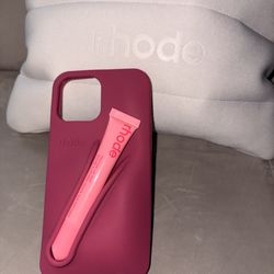 Rhode Raspberry Case and jellybean gloss
