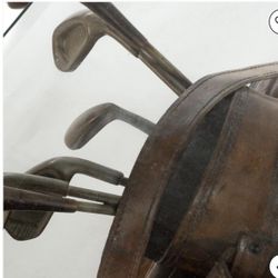  Golf Themed Glass Top Table