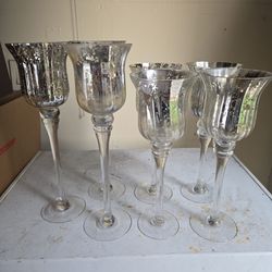 Candle Holders, Glass