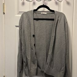Gray Cardigan 