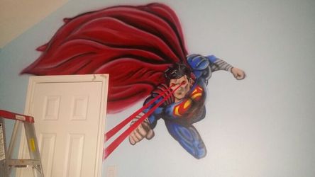 Superman mural