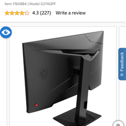 Monitor MSI G274QPF