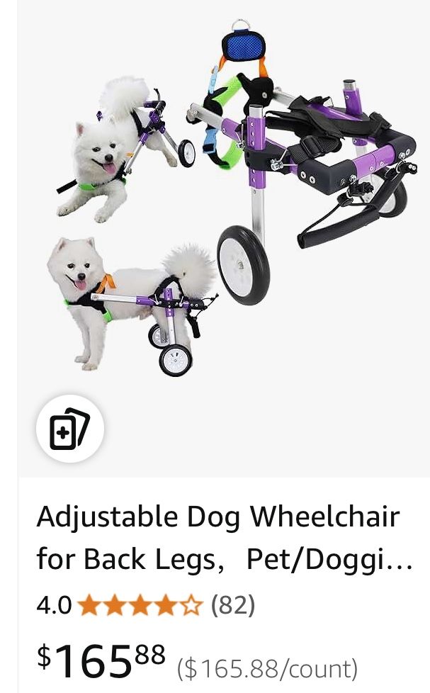Dog Wheelchair for Back Legs