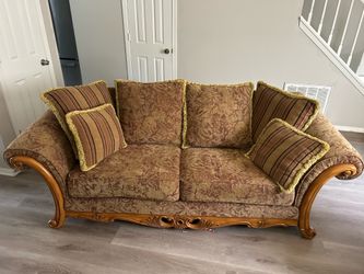 Brown 4-Seater Sofa