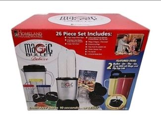 Magic bullet deluxe 26 piece, NEW