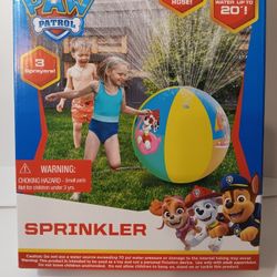 New Paw Patrol Sprinkler Ball.
