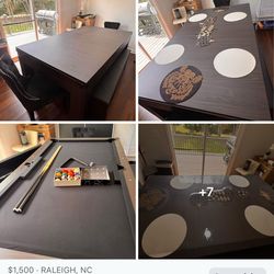 Dining table seats 8 / Game table
