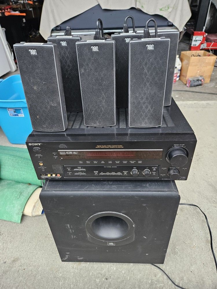 Sony STR- DE995 Surround Sound w/JBL Speaker System