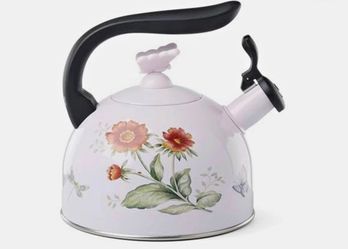 Lenox Butterfly Meadow Colors Tea Kettle