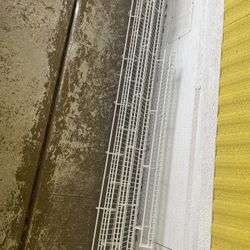  shelving metal white, Estantería De Metal Blanco