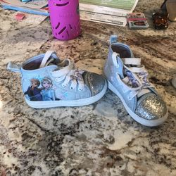 Frozen Tennis Shoes And Adidas T7