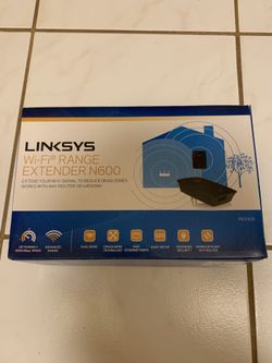 Linksys wifi range extender n600 for $50.