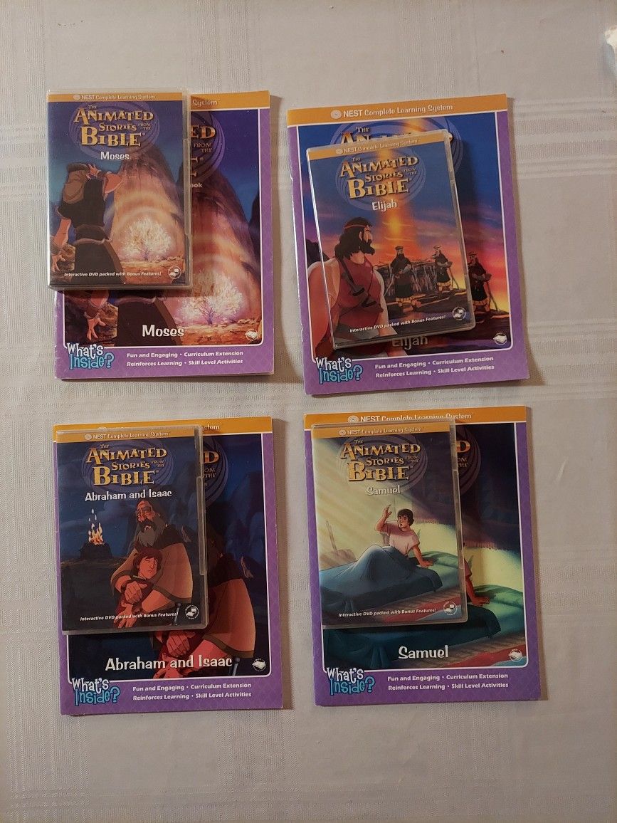 4 Animated Bible Stories (DVD & Activity Book)