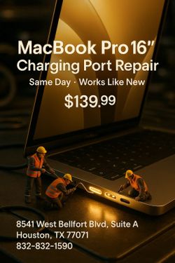  MacBook Pro 16” 2021 Charging Port Repair – MagSafe & USB-C Fix