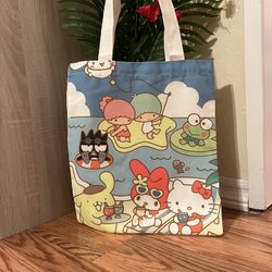 Hello Kitty And Friends Tote Bag 