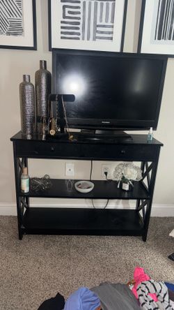 Tv Stand With The Tv