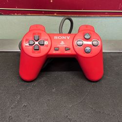 PlayStation 1 Controller - Red 