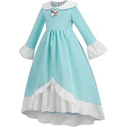 Princess Rosalina Costume (Super Mario Bros.) Girls/Kids Halloween Costume 7T-8T