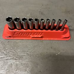 Snap On 1/4 SAE deep socket set