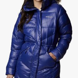 Brand new Columbia PEAK TO PARK II Faux-Fur Hood Insulated Jacket 2x
