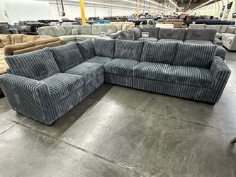 Large Corduroy Sectional