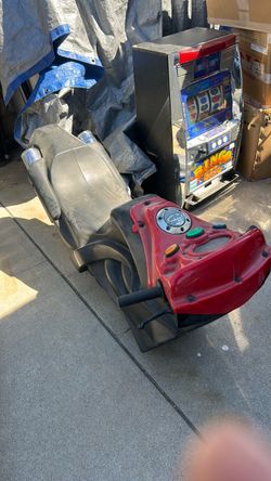 Super bikes motorcycle arcade game driver seat part