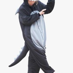 Black Dragon Kigurumi Pajamas, Ultra-Soft Fleece for Loungewear, Cosplay and Sleepwear Large 