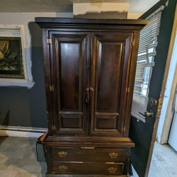 Cherry Wood Armoire