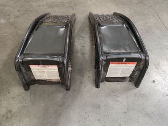 4000 lb. Capacity Solid Steel Auto Ramp Set