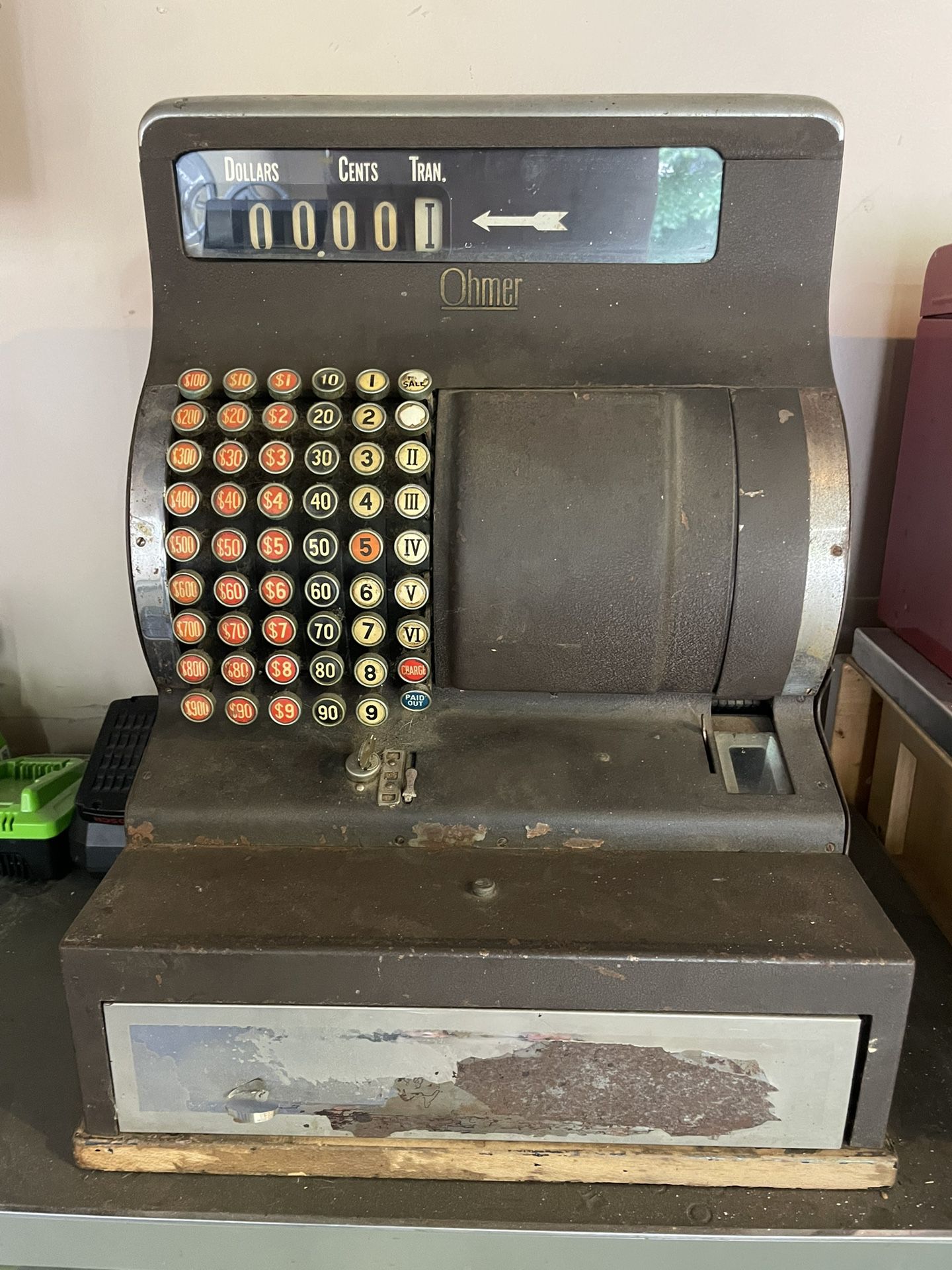 Functional Antique Cash Register