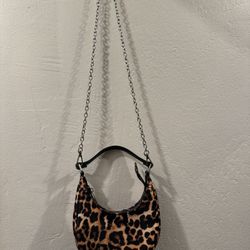 Mini Chain link Cheetah Purse 