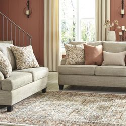 Almanza Wheat Living Room Set

