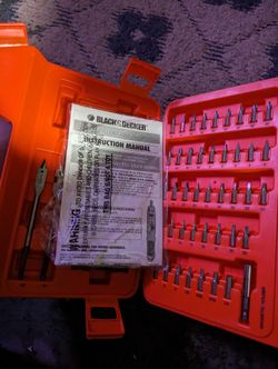 Black Decker Driver Set