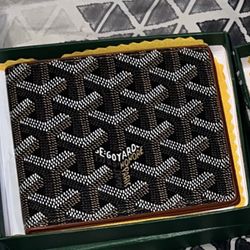 Black Goyard Wallet