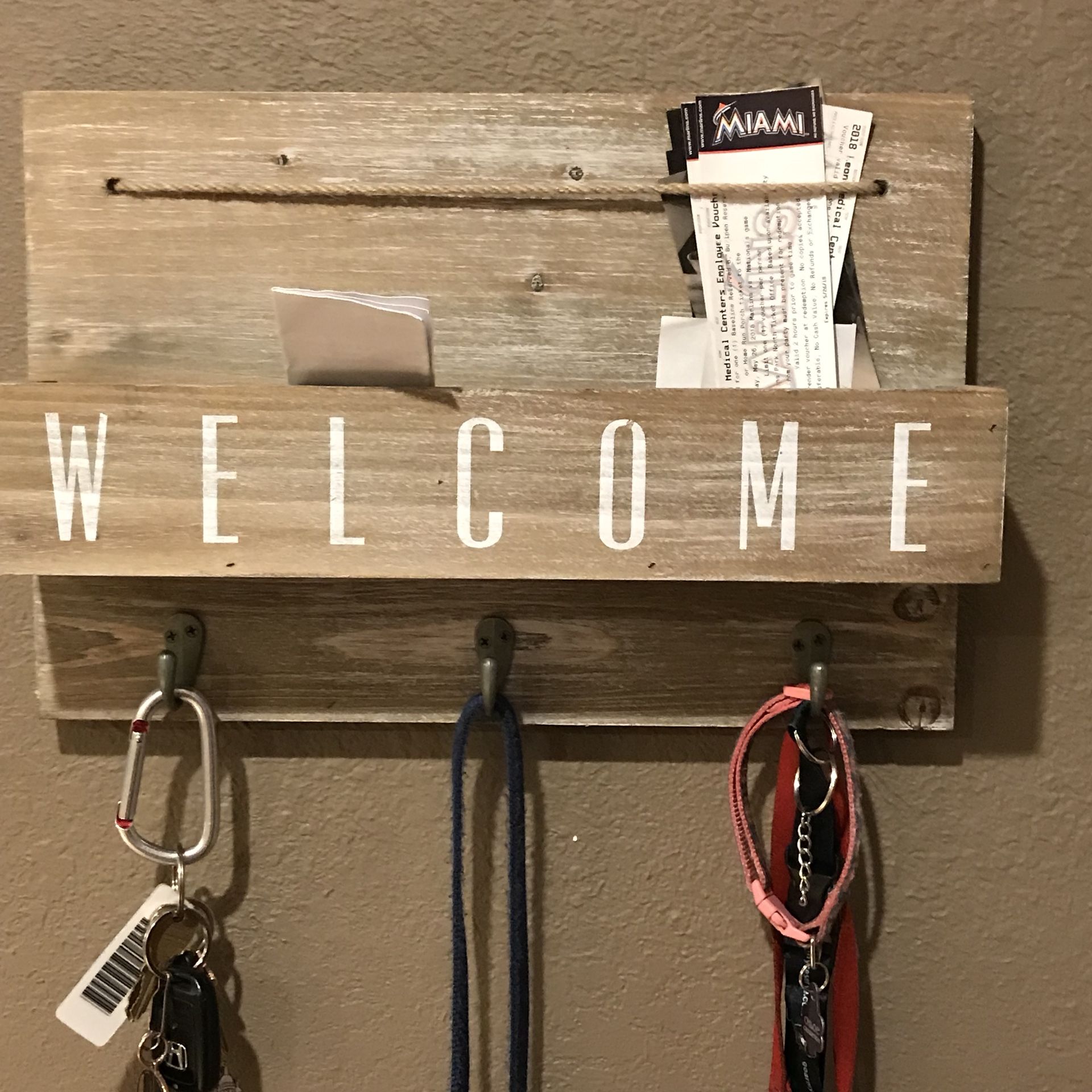 Welcome Home Key/Mail Holder from Target