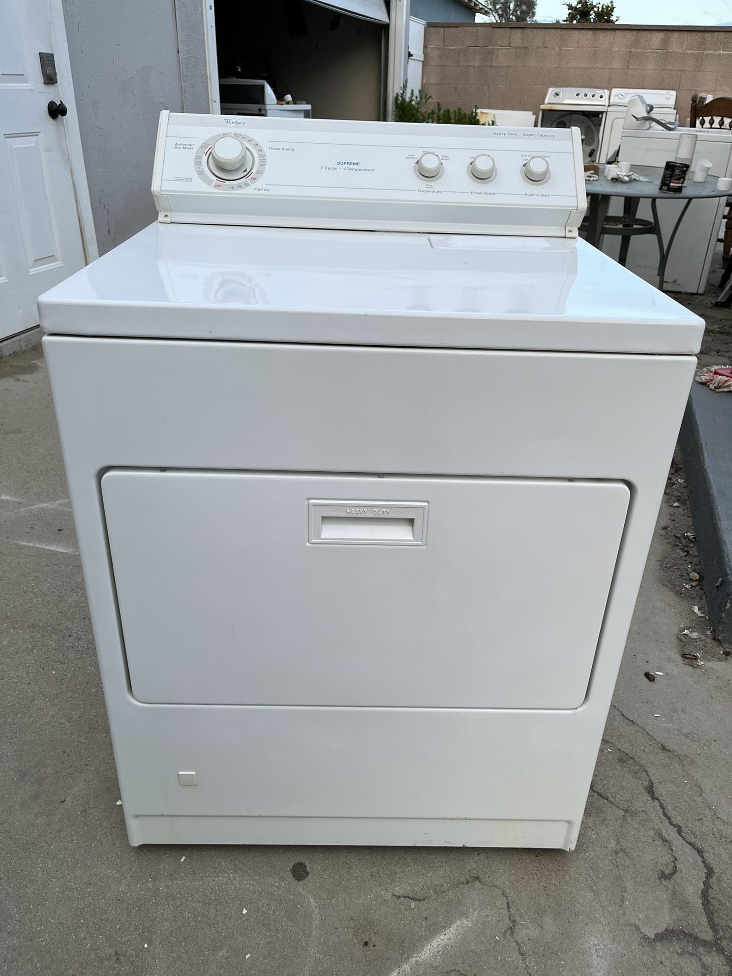 Whirlpool Super Capacity Gas Dryer