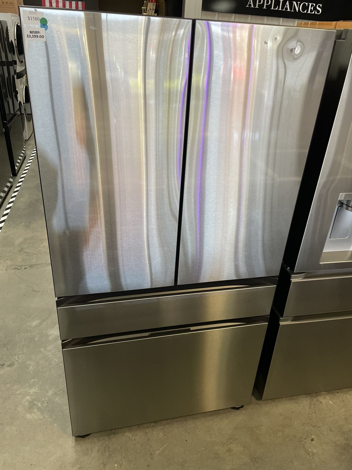 Samsung Bespoke 4 Door Refrigerator With Beverage Center